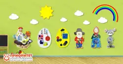 Набор бизибордов «Сказка Курочка Ряба»1