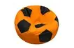 Кресло-мешок «Мяч» (полиэстер, оранжево-черный)