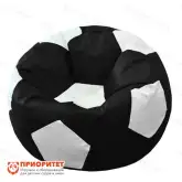 Кресло-мешок «Мяч» (экокожа, черно-белый)1