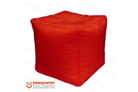 Пуфик «Куб» (полиэстер, красный)