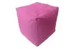 Пуфик «Куб» (микророгожка, розовый)