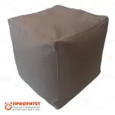 Пуфик «Куб» (микророгожка, серый)1