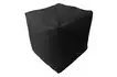 Пуфик «Куб» (микророгожка, черный)