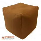 Пуфик «Куб» (велюр, коричневый)1