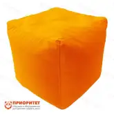 Пуфик «Куб» (велюр, оранжевый)1
