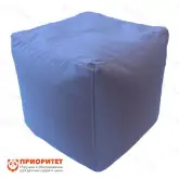 Пуфик «Куб» (велюр, сине-голубой)1