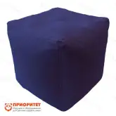 Пуфик «Куб» (велюр, синий)1