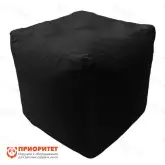 Пуфик «Куб» (велюр, черный)1