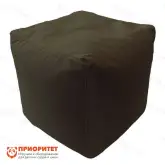 Пуфик «Куб» (велюр, шоколадный)1