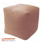 Пуфик «Куб» (рогожка, бежевый)1