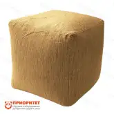 Пуфик «Куб» (рогожка, песочный)1