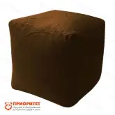 Пуфик «Куб» (рогожка, шоколадный)1