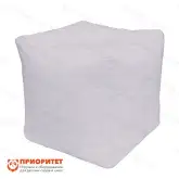 Пуфик «Куб» (микровелюр, белый)1