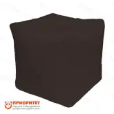 Пуфик «Куб» (микровелюр, коричневый)1