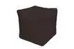 Пуфик «Куб» (микровелюр, коричневый)
