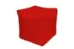 Пуфик «Куб» (микровелюр, красный)