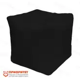 Пуфик «Куб» (микровелюр, черный)1