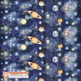 Пуфик «Куб. Космос» (жаккард)1