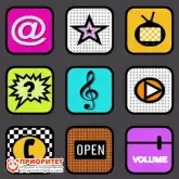 Пуфик «Куб. Плэй» (жаккард)1