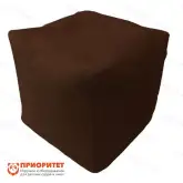 Пуфик «Куб» (экокожа, темный шоколад)1