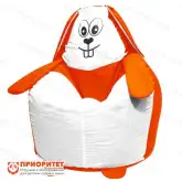 Кресло-мешок «Зайка» (полиэстер, оранжевый)1