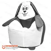 Кресло-мешок «Зайка» (полиэстер, серый)1