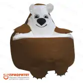 Кресло-мешок «Мишка» (полиэстер, коричневый)1