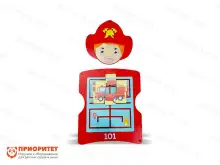 Дидактическая панель «Кем стать? Пожарный»1