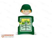 Дидактическая панель «Кем стать? Военный»1