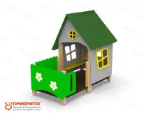 Домик для детской площадки «Лужайка»1