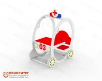 Машинка для детской площадки «Малютка. Скорая»1