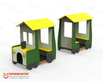 Игровой модуль «Паровозик с вагоном»1