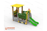 Игровой модуль «Паровозик» с горкой