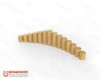 Элемент полосы препятствий «Ступени» Wood1