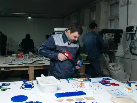 Наше производство сборка бизибордов