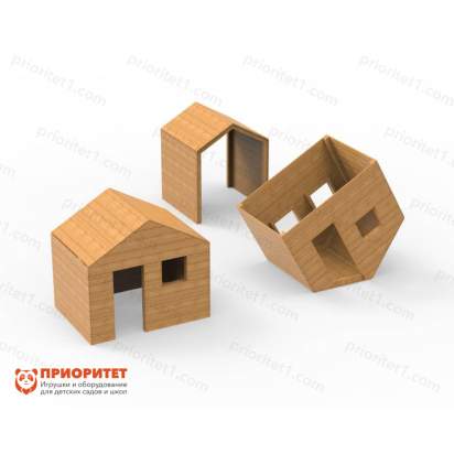 Комплекс игровых домов Wood