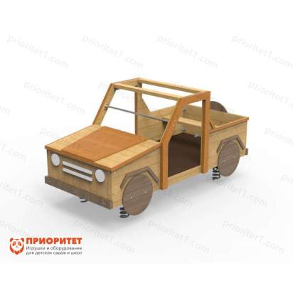 Качалка на пружине «Джип» Wood
