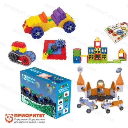 Модульный конструктор с подвижными элементами