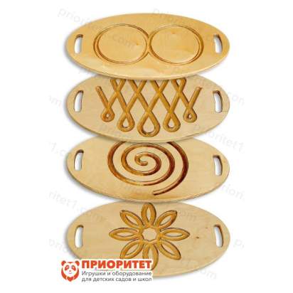 Набор панелей лабиринтов из дерева