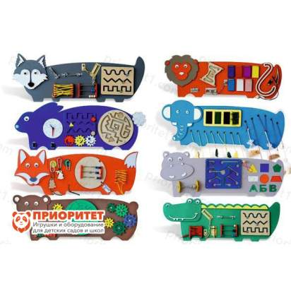 Набор бизибордов Дружный зверинец_1