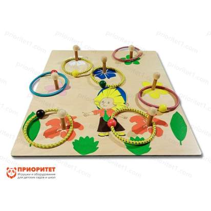 Панель Занимательный кольцеброс вид сверху