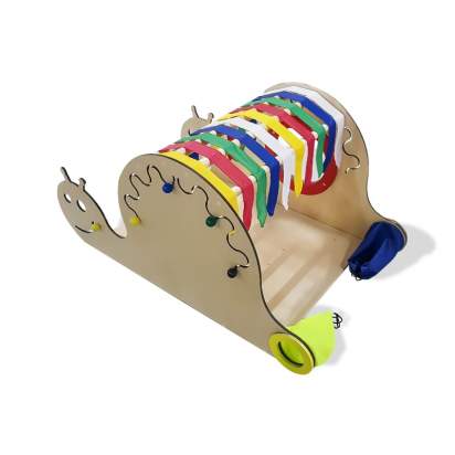 Тактильно-развивающий комплекс «Задорная улитка» вид слева