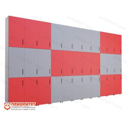 Шкаф встраиваемый закрытый многосекционный №1