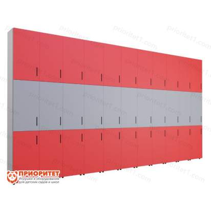 Шкаф встраиваемый закрытый многосекционный №3