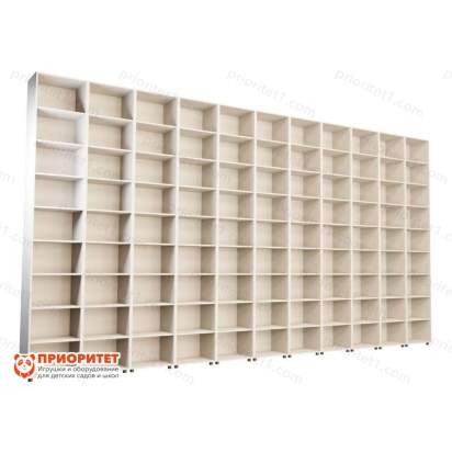 Шкаф встраиваемый открытый многосекционный