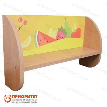 Полка навесная «Времена года №1» с УФ-печатью вид сзади