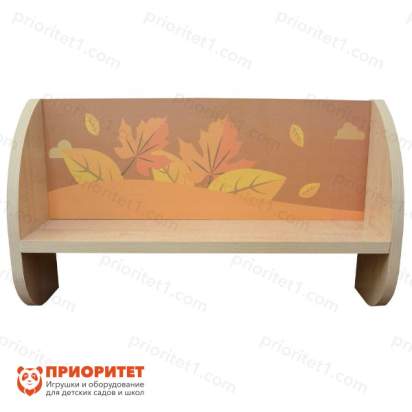 Полка навесная «Времена года №2» с УФ-печатью вид спереди