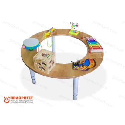 Музыкальный игровой стол «Мелодии детства» вид сбоку