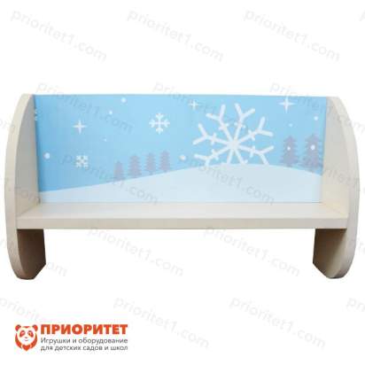 Полка навесная «Времена года №3» с УФ-печатью вид спереди