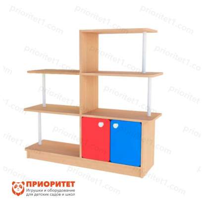 Стеллаж «Живой уголок» (цветной фасад)